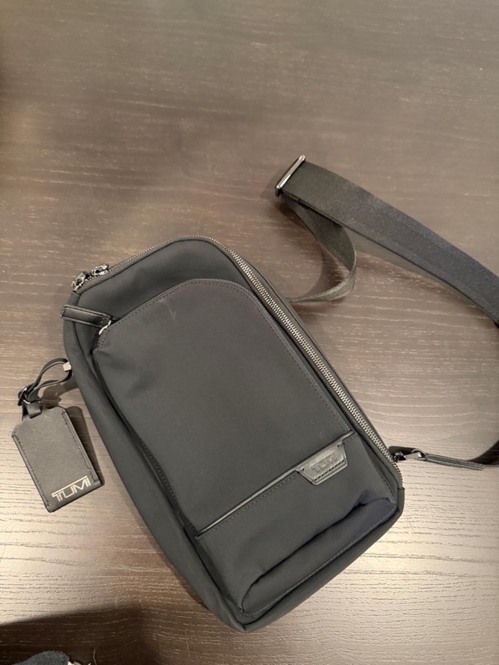 Tumi Black Men's Sling Belt Bag